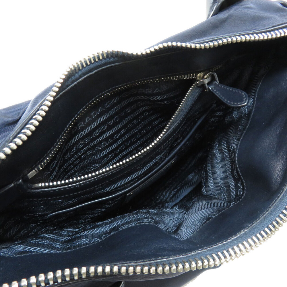 Prada Sacca Manici convertible tote bag navy Tessuto Saffiano leather Blue - Picture 5 of 11